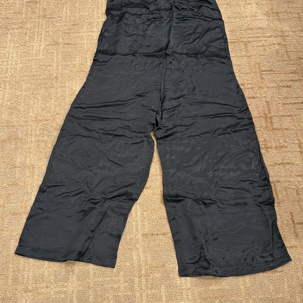 NWT ATHLETA Calm Cool Sleep Romper Black - Picture 4 of 6